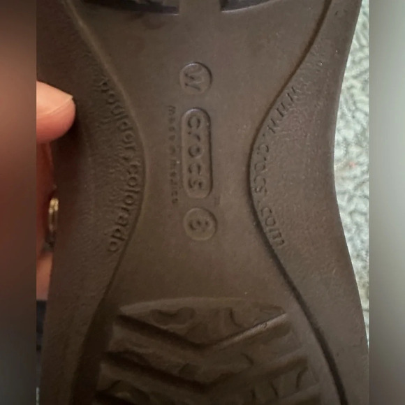 Crocs sling back ballet flat waterproof durable women’s size 8 brown casual - Picture 4 of 6